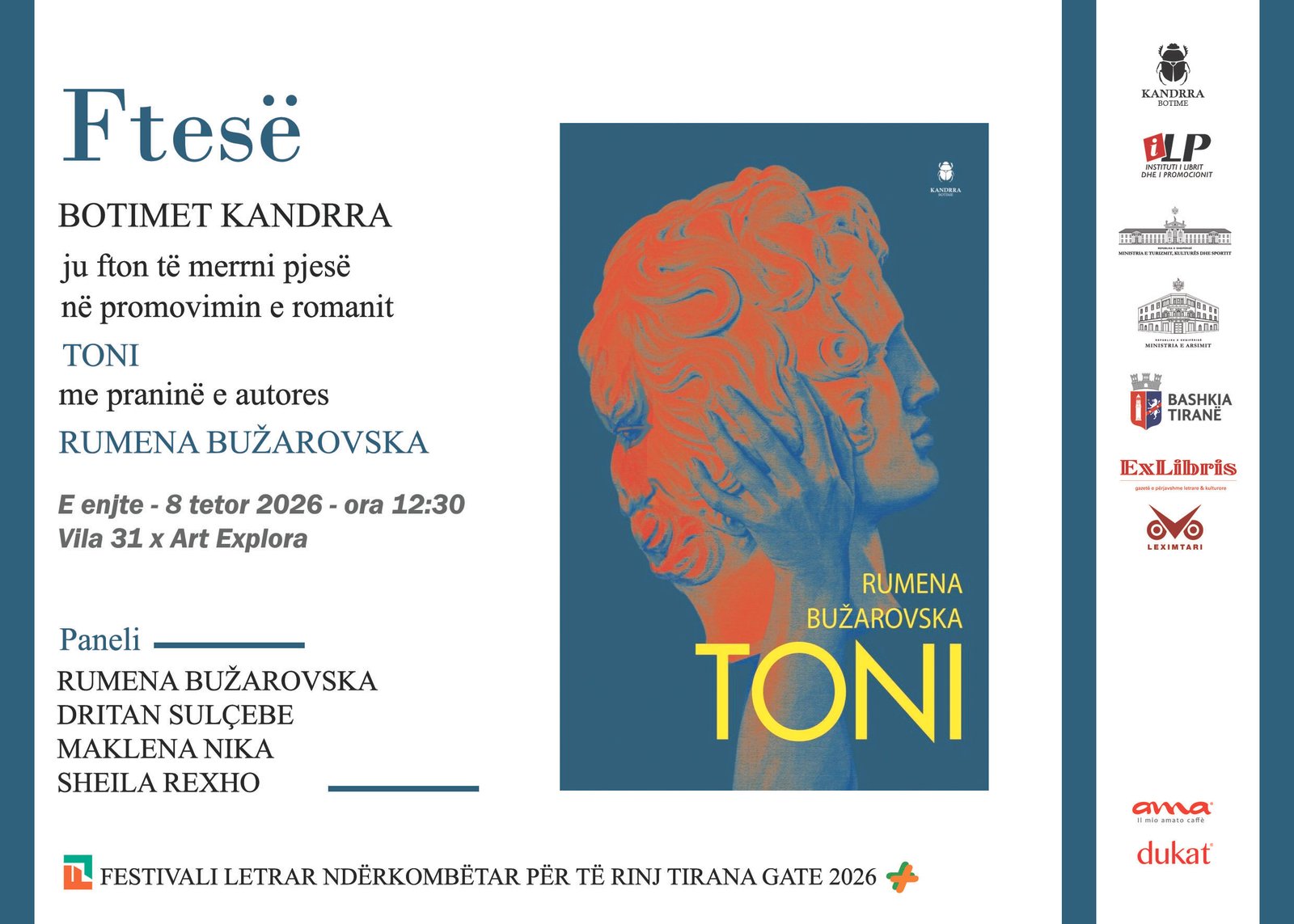 Book launch of „Tony“, Albania